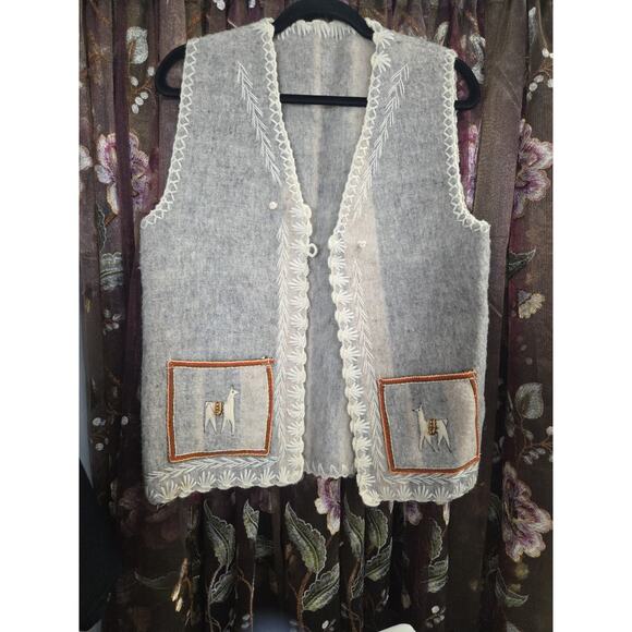 Alpaca Handmade Vest Small/Medium - Picture 1 of 13